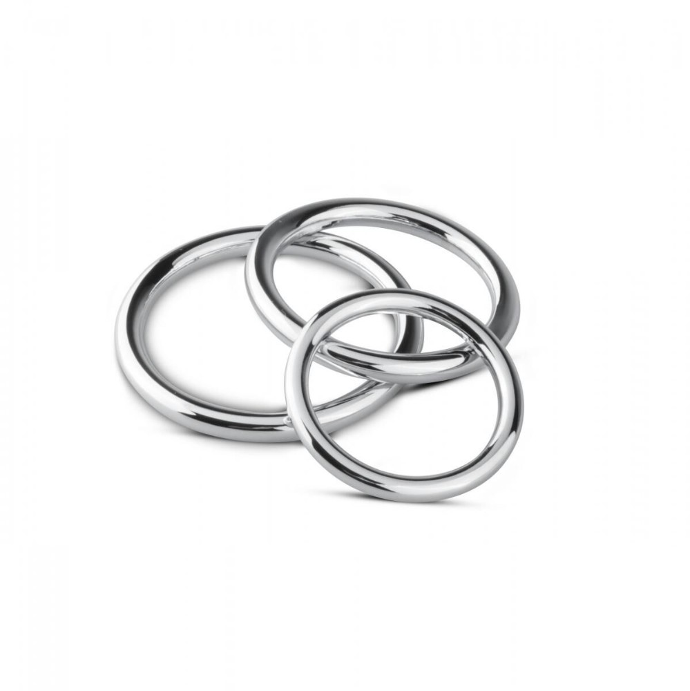 Набір ерекційних кілець Sinner Gear Unbendable – Cock/Ball Ring & Glans Ring Set - зображення 1