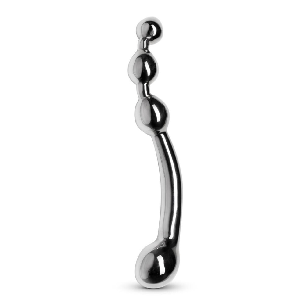 Анально-вагінальний стимулятор Sinner Gear Unbendable – Multi-Stim Pleasure Wand Metal Anal Dildo - зображення 1