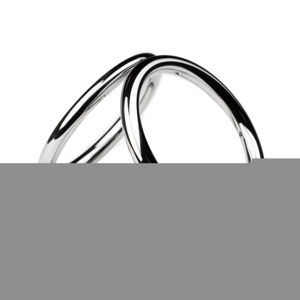 Потрійне ерекційне кільце Sinner Gear Unbendable – Triad Chamber Metal Cock and Ball Ring – Large - зображення 1