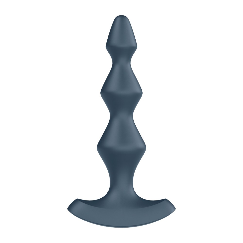 Анальний стимулятор-намистини з двома моторами Satisfyer Lolli-Plug 1 Dark teal - зображення 1