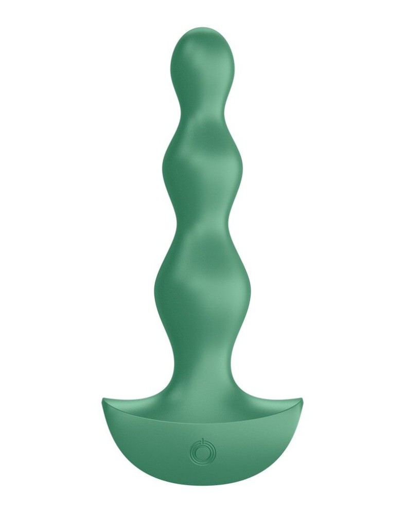 Анальний стимулятор-намистини з двома моторами Satisfyer Lolli-Plug 2 Green - зображення 1
