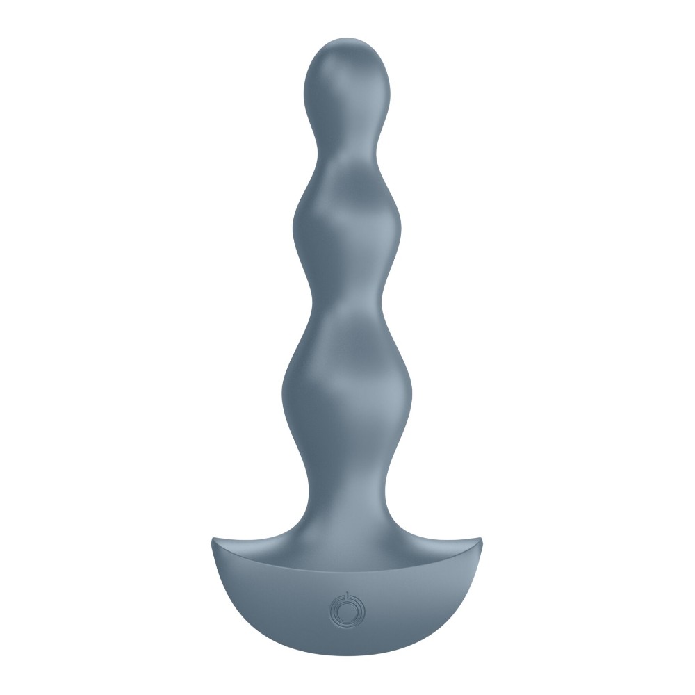 Анальний стимулятор-намистини з двома моторами Satisfyer Lolli-Plug 2 ice blue - зображення 1