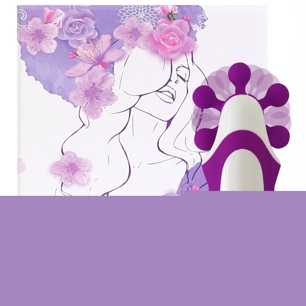 Стимулятор з імітацією оральних пестощів FeelzToys - Clitella Oral Clitoral Stimulator Purple - зображення 1