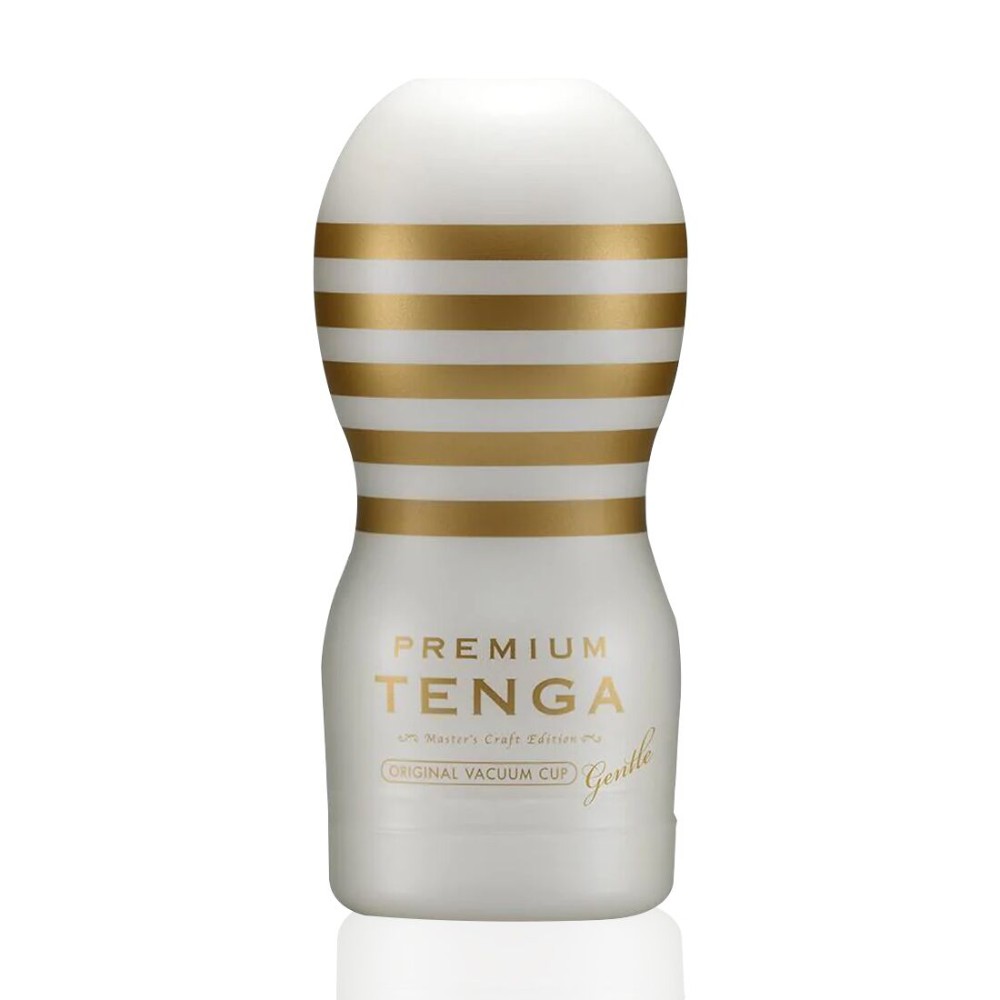 Мастурбатор Tenga Premium Original Vacuum Cup Gentle (глибоке горло) з вакуумною стимуляцією - зображення 1