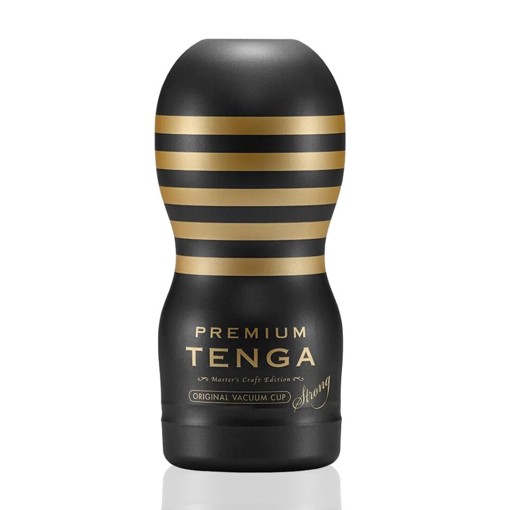 Мастурбатор Tenga Premium Original Vacuum Cup Strong (глибоке горло) з вакуумною стимуляцією - зображення 1