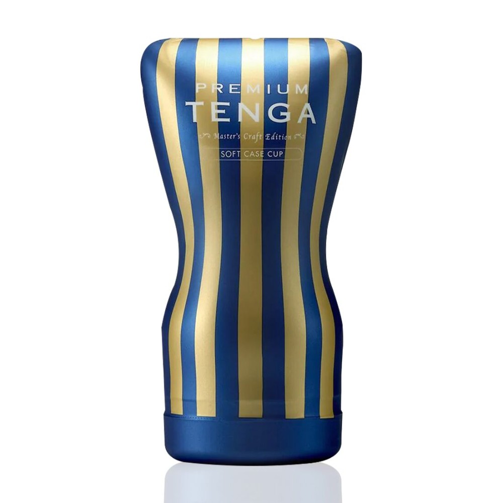 Мастурбатор Tenga Premium Soft Case Cup (м’яка подушечка), стискається - зображення 1