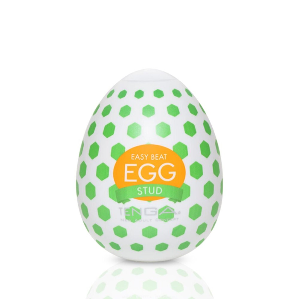 Мастурбатор-яйце Tenga Egg Stud із шестикутними виступами - зображення 1