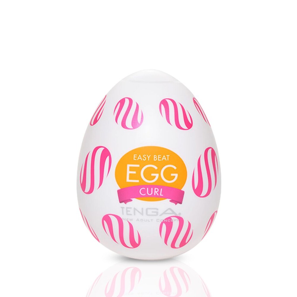 Мастурбатор-яйце Tenga Egg Curl з рельєфом із шишечок - зображення 1