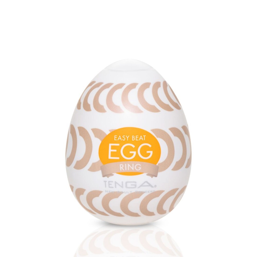 Мастурбатор-яйце Tenga Egg Ring з асиметричним рельєфом - зображення 1