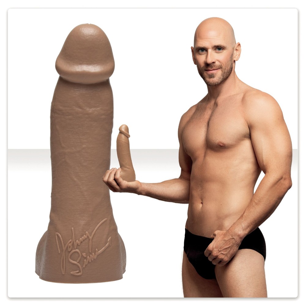 Фалоімітатор Fleshlight Guys: Johnny Sins Dildo, за зліпком пеніса, лисий з Браззерс - зображення 1