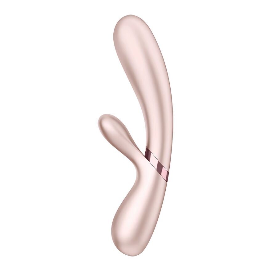 Смарт вібратор-кролик із підігрівом Satisfyer Hot Lover Nude - зображення 1