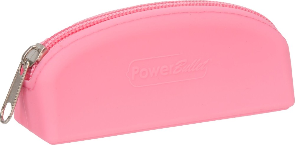 Сумка для зберігання секс-іграшок PowerBullet - Silicone Storage Zippered Bag Pink - зображення 1