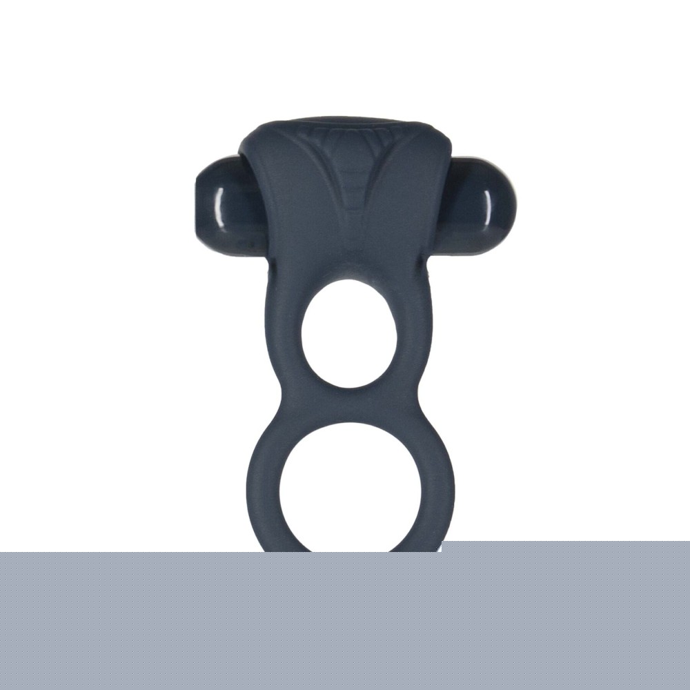 Подвійне ерекційне кільце з вібрацією Lux Active-Triad - Vibrating Dual Cock Ring, пульт ДК - зображення 1