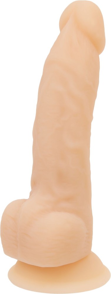 Фалоімітатор з вібрацією та ротацією Naked ADDICTION James 8″ Rotating & Vibrating Dong, пульт ДК - зображення 1