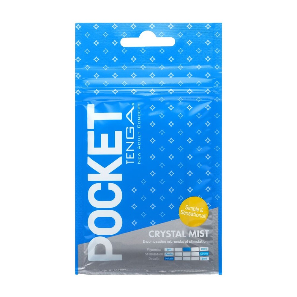 Мастурбатор TENGA Pocket Crystal Mist - зображення 1
