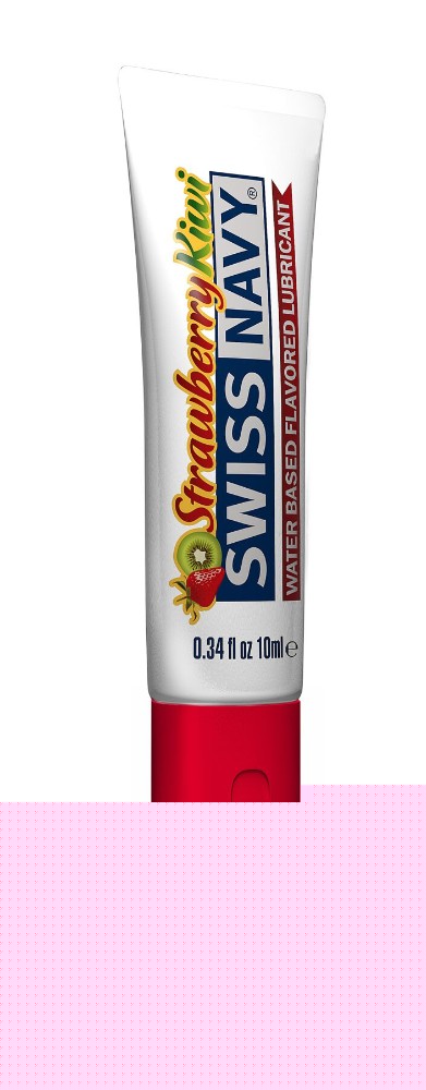 Лубрикант на водній основі Swiss Navy Strawberry Kiwi 10 мл - зображення 1