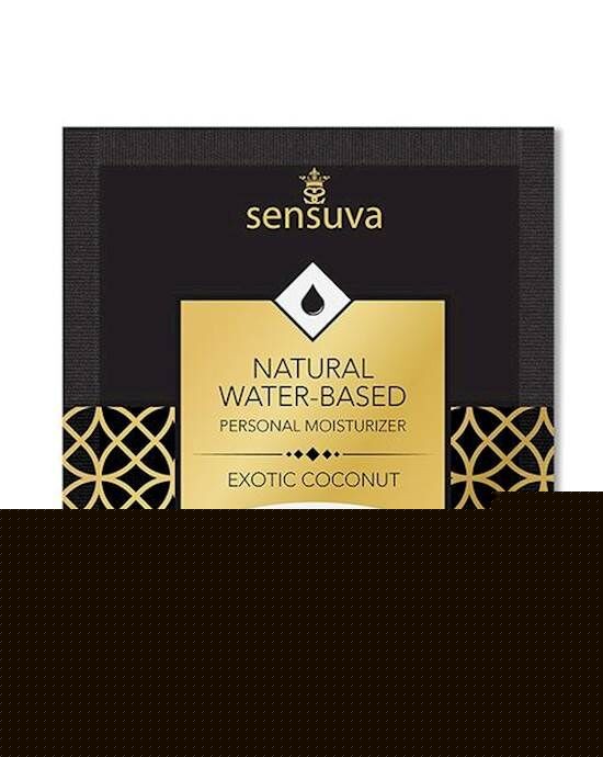 Пробник Sensuva – Natural Water-Based Exotic Coconut (6 мл) - зображення 1