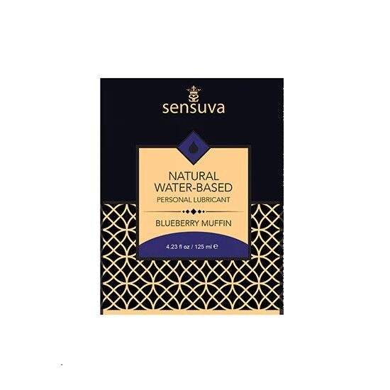 Пробник Sensuva – Natural Water-Based Blueberry Muffin (6 мл) - зображення 1
