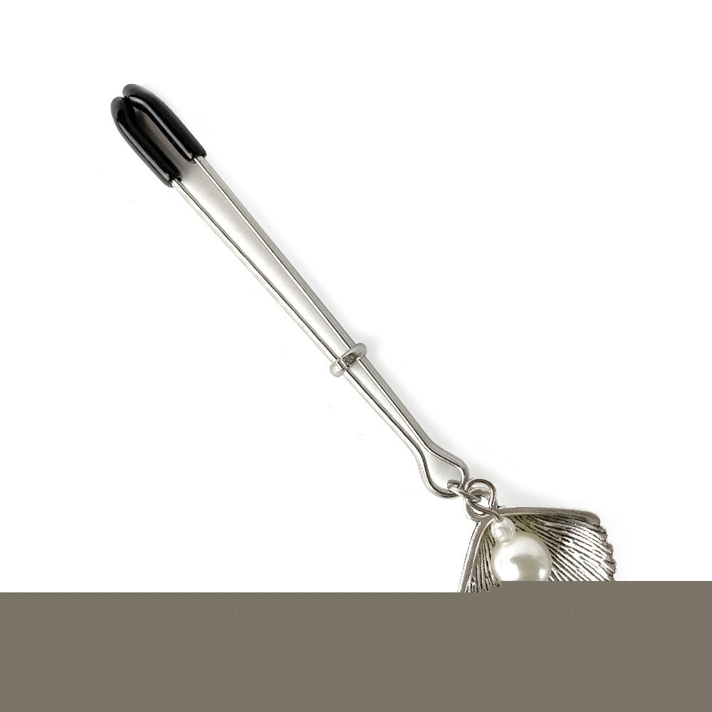 Затискач для клітора Art of Sex - Clit Clamp Silver Pearl - зображення 1