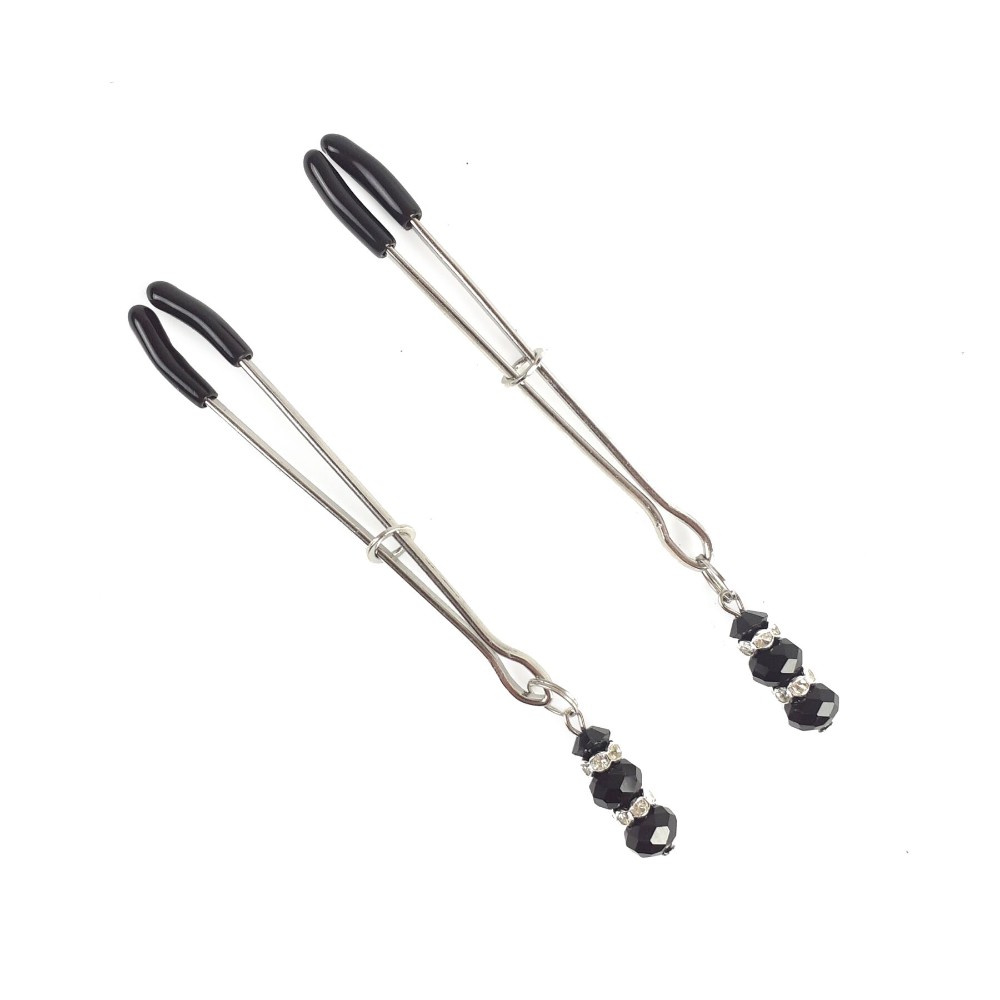Затискачі для сосків Art of Sex - Nipple Clamps Lovely Black - зображення 1