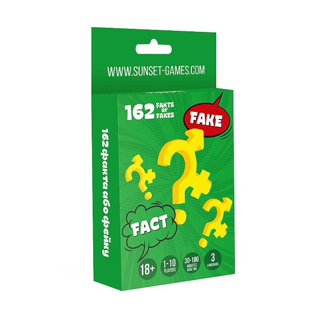 Еротична гра для пар «162 Fakts or Fakes» (UA, ENG, RU) - зображення 1