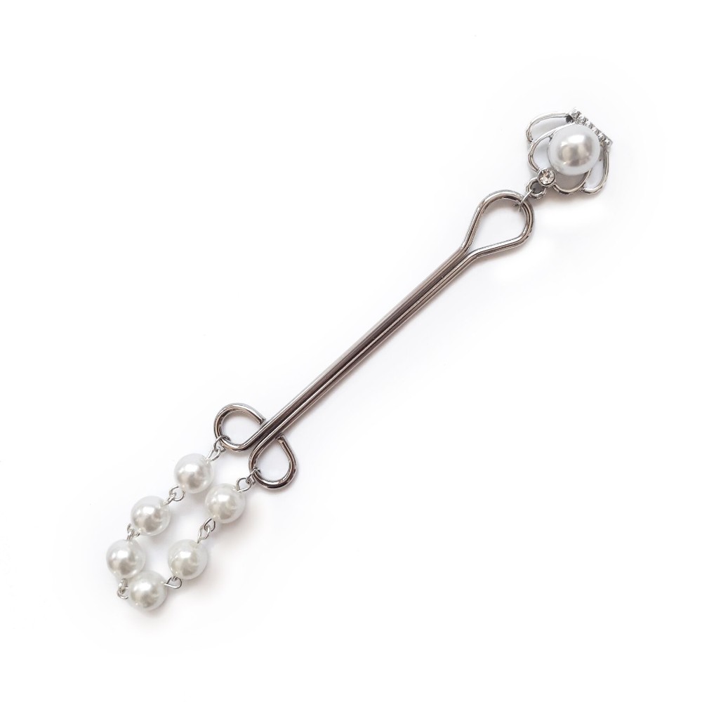 Затискач для клітора Art of Sex - Clit Clamp Royal Pearls - зображення 1