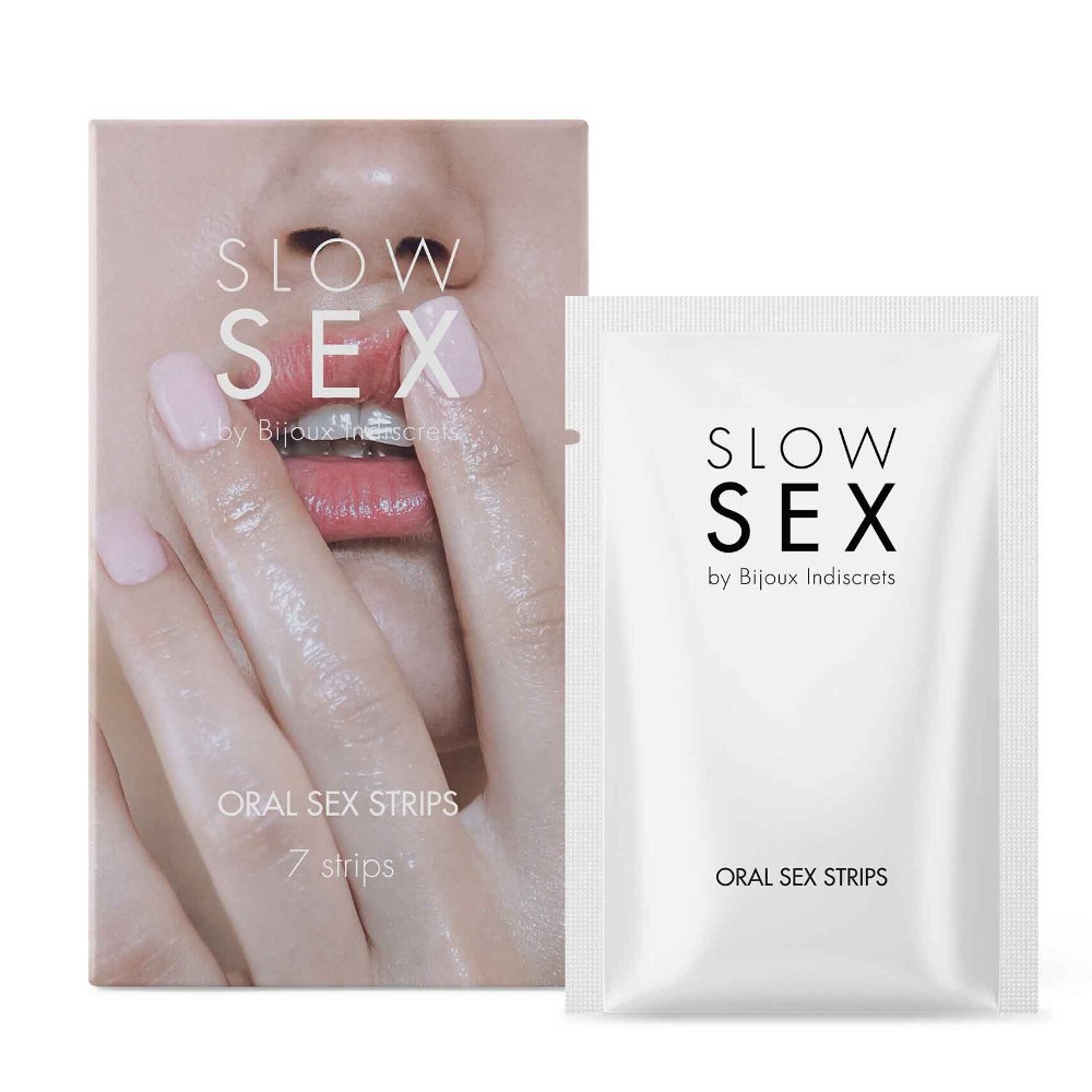 Смужки для орального сексу Bijoux Indiscrets Slow Sex Oral sex strips - зображення 1