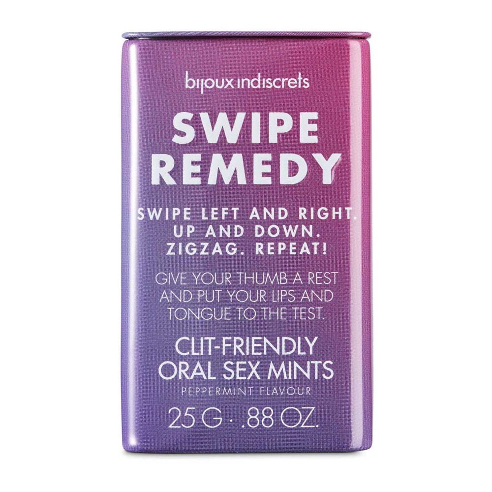 М'ятні цукерки Bijoux Indiscrets Swipe Remedy – clitherapy oral sex mints без цукру - зображення 1