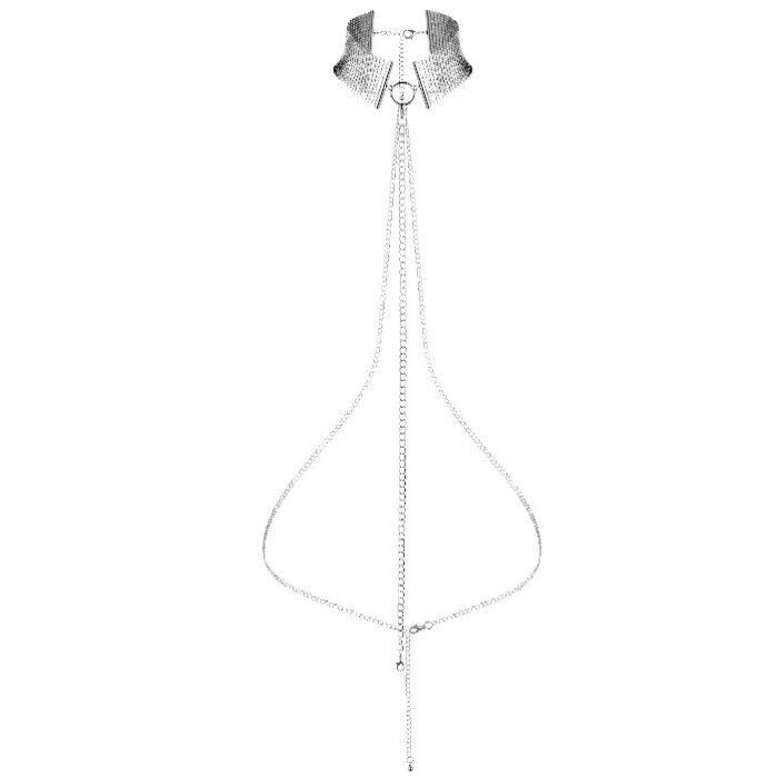Намисто-комір Bijoux Indiscrets Desir Metallique Collar - Silver - зображення 1