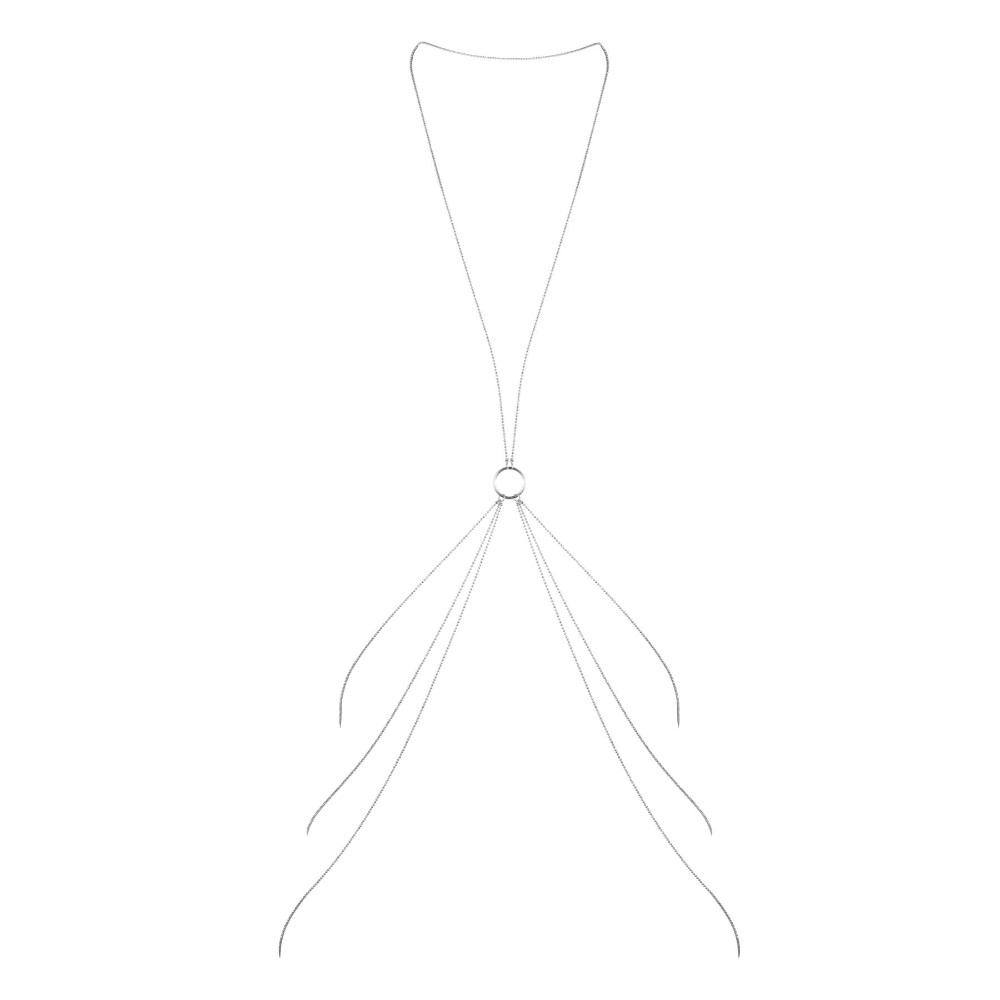 Ланцюжок для тіла Bijoux Indiscrets Magnifique 8 Body Chain — Silver - зображення 1