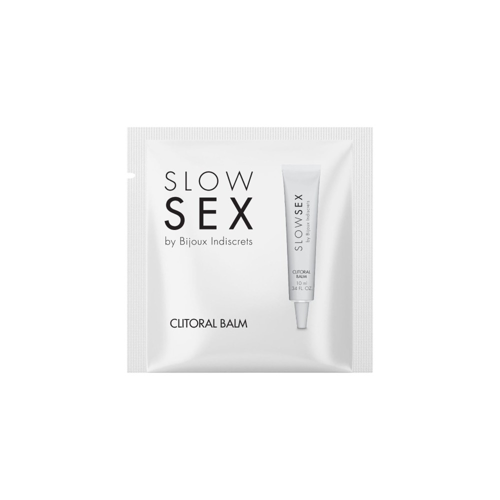 Пробник розігрівального бальзаму для клітора Bijoux Indiscrets Slow Sex Clitoral balm - зображення 1