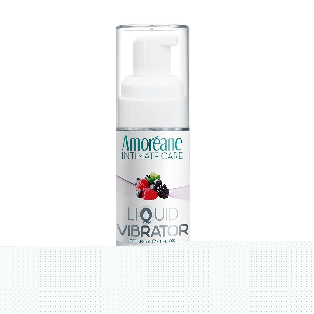 Лубрикант з ефектом вібрації Amoreane Med Liquid Vibrator Berries (30 мл) - зображення 1