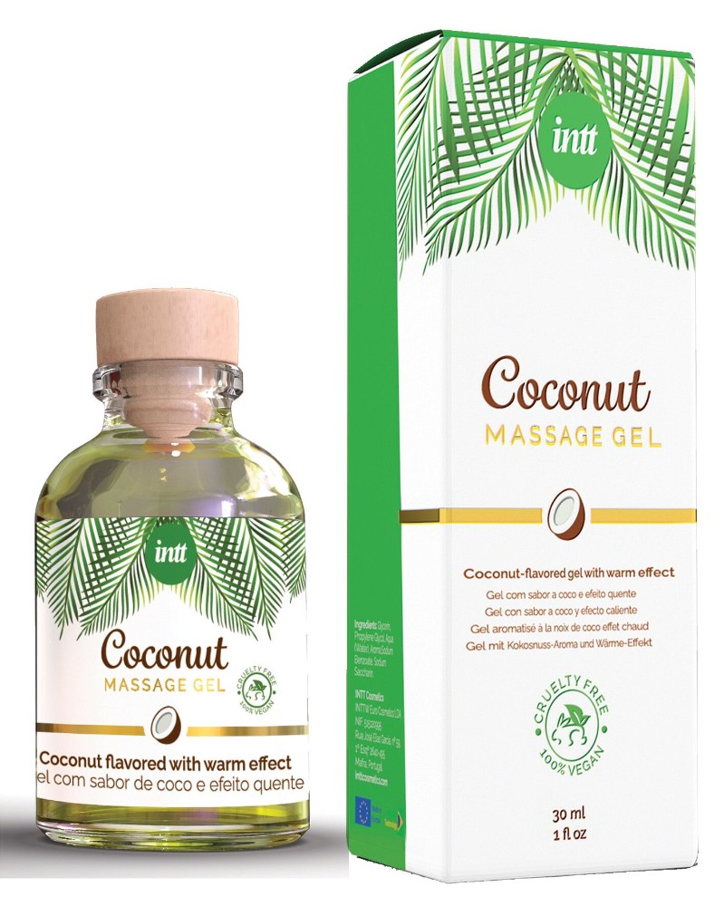 Масажний гель для інтимних зон Intt Coconut Vegan (30 мл) - зображення 1