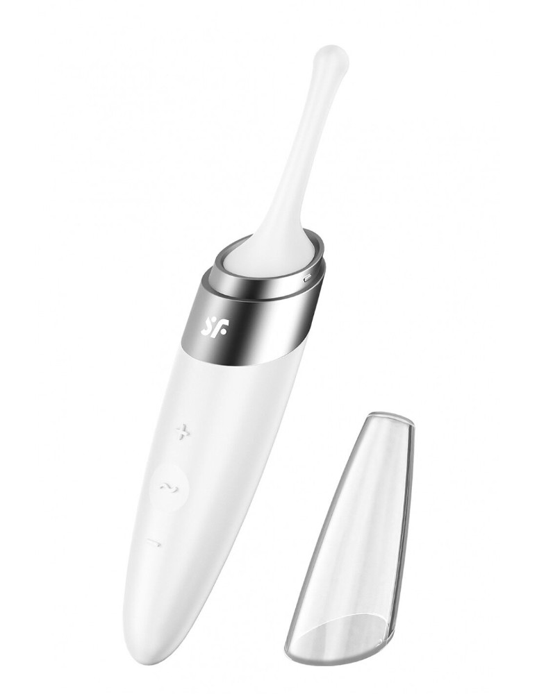 Вібратор для клітора Satisfyer Twirling Delight White - зображення 1