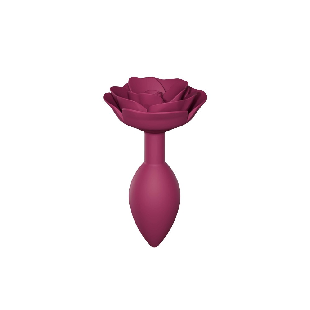 Силіконова анальна пробка Love To Love OPEN ROSES M SIZE - PLUM STAR - зображення 1