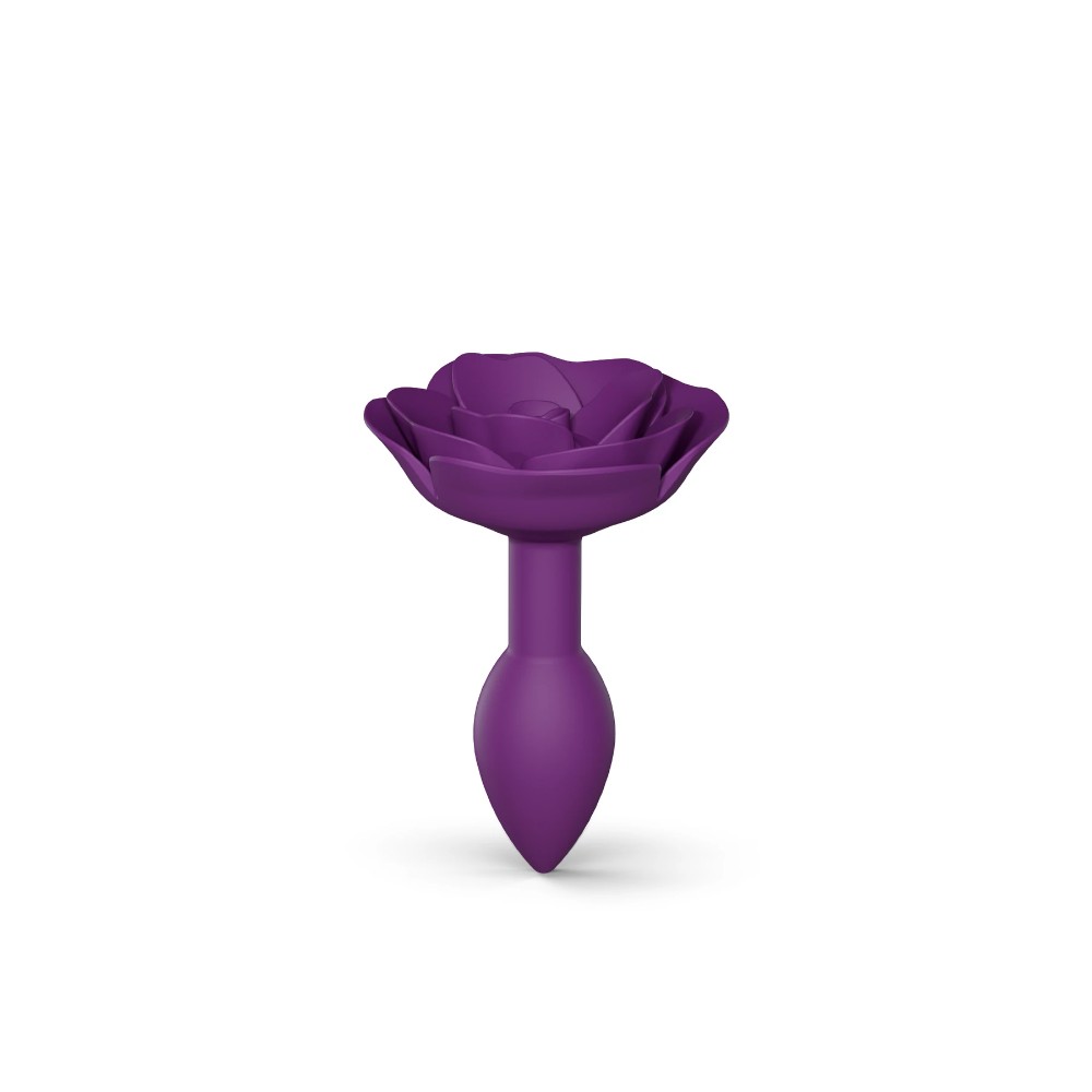 Силіконова анальна пробка Love To Love OPEN ROSES S SIZE - PURPLE RAIN - зображення 1