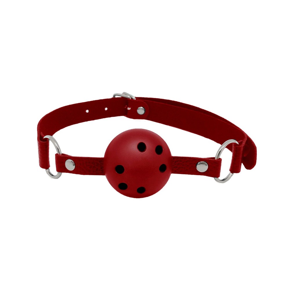 Повітропроникний кляп Alive Discretion Red - зображення 1