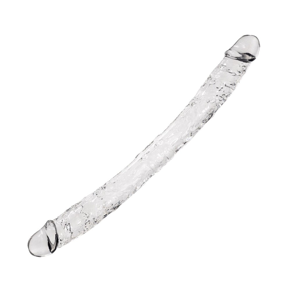 Прозорий двосторонній фалоімітатор Alive Supreme Jelly Dildo - зображення 1