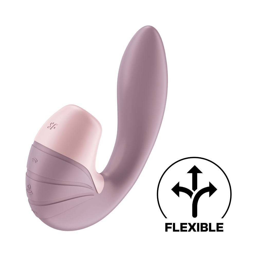 Вакуумний вібратор Satisfyer Supernova Old Rose, 2 положення стовбура - зображення 1