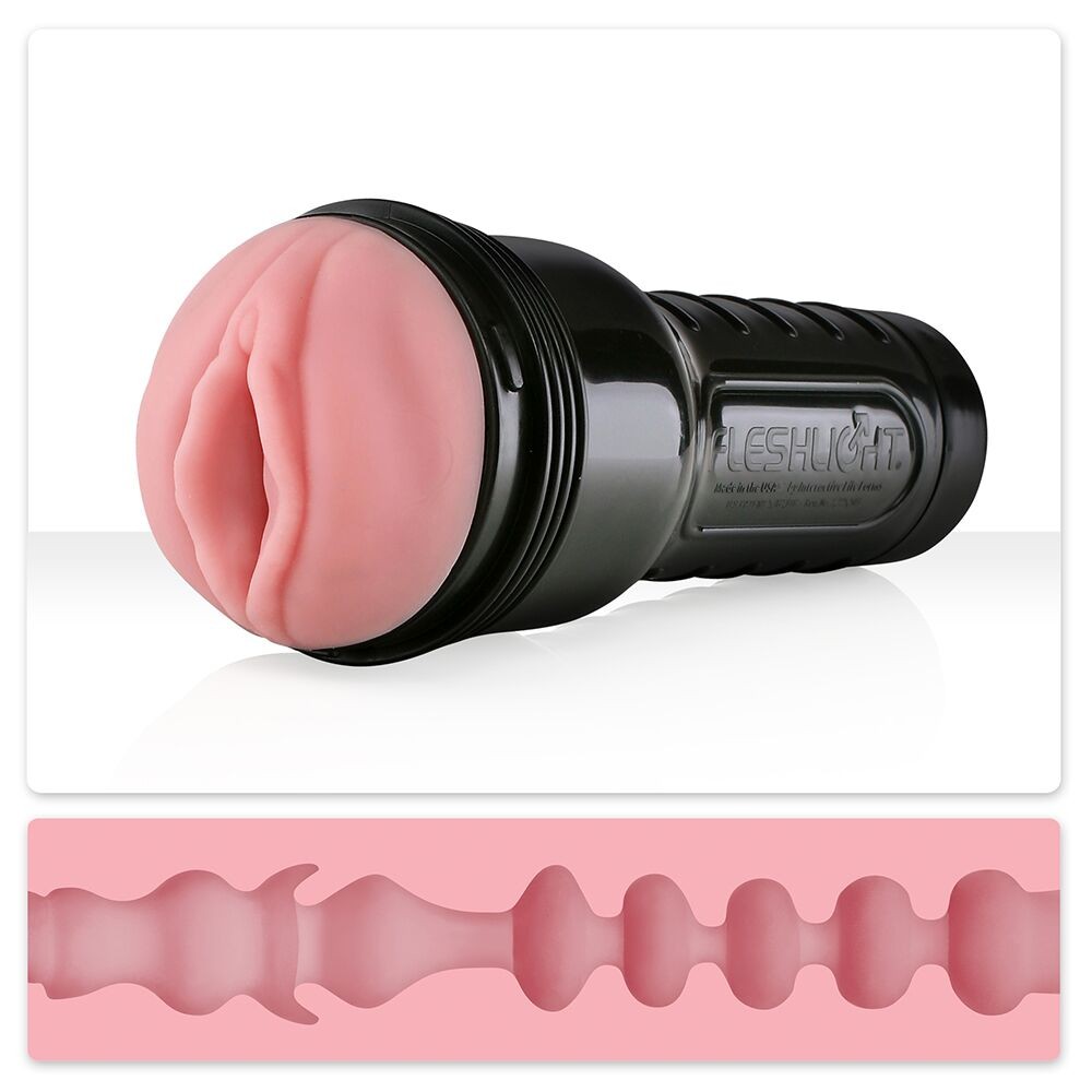 Мастурбатор-вагіна Fleshlight Pink Lady Mini-Lotus Нова текстура - зображення 1