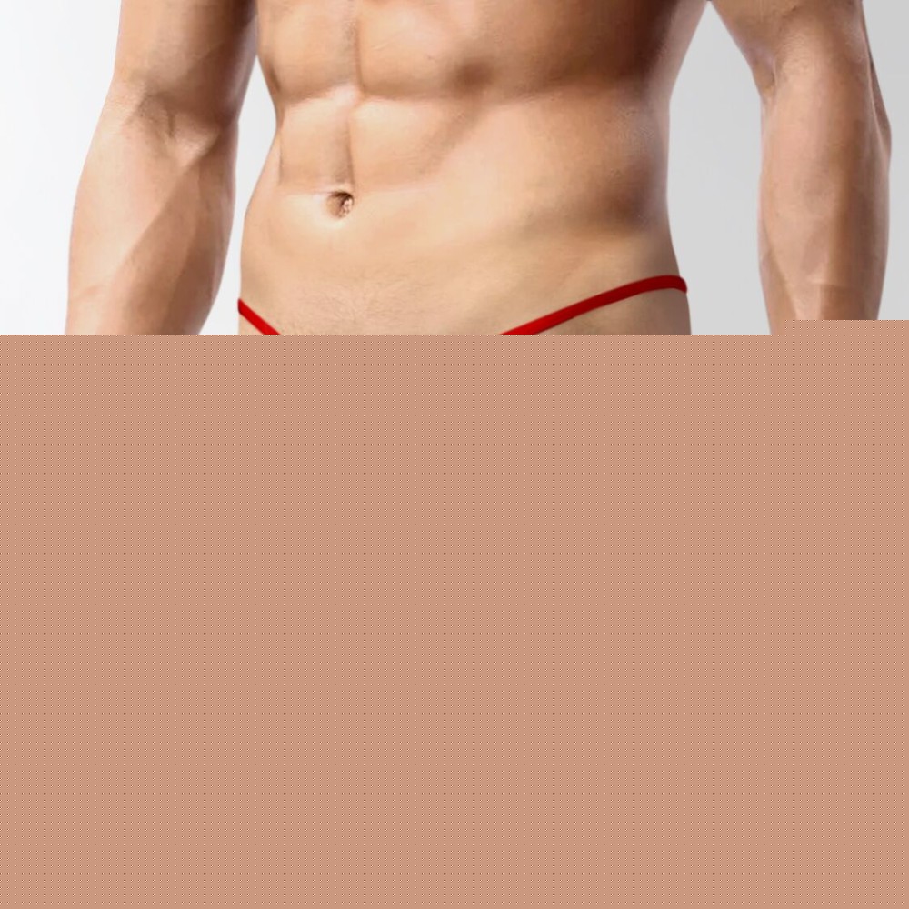 Чоловічі труси XS-2XL із силіконовою анальною пробкою Art of Sex - Joni plug panties size S Red - зображення 1