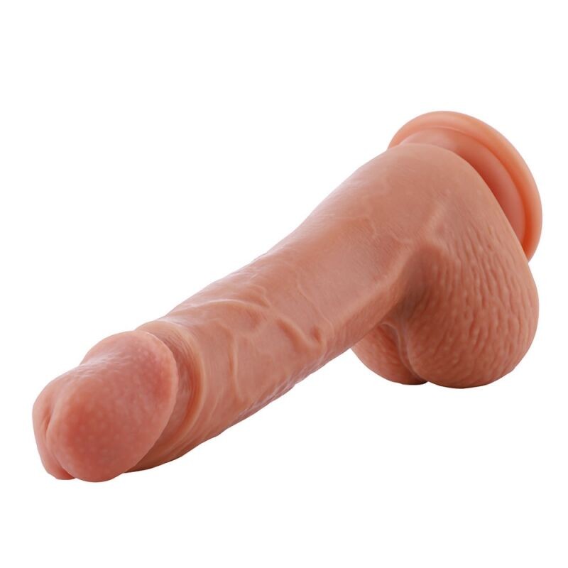 Ультрареалістичний фалоімітатор для секс-машин Hismith 8.3″ 2-layers Silicone Flesh Dildo, 2-шаровий - зображення 1