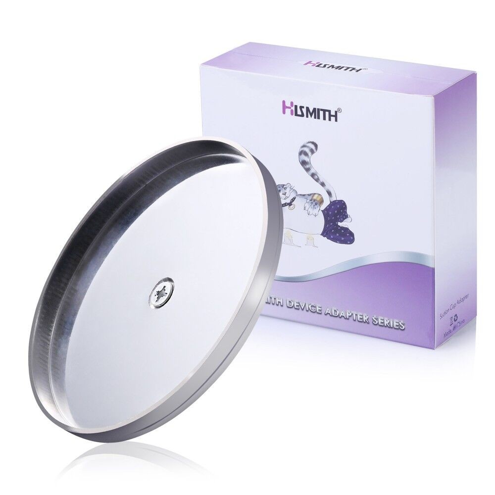 Кріплення для фалоімітаторів на присосці для секс-машин Hismith Suction Cup Adapter 4.5″ KlicLok - S - зображення 1