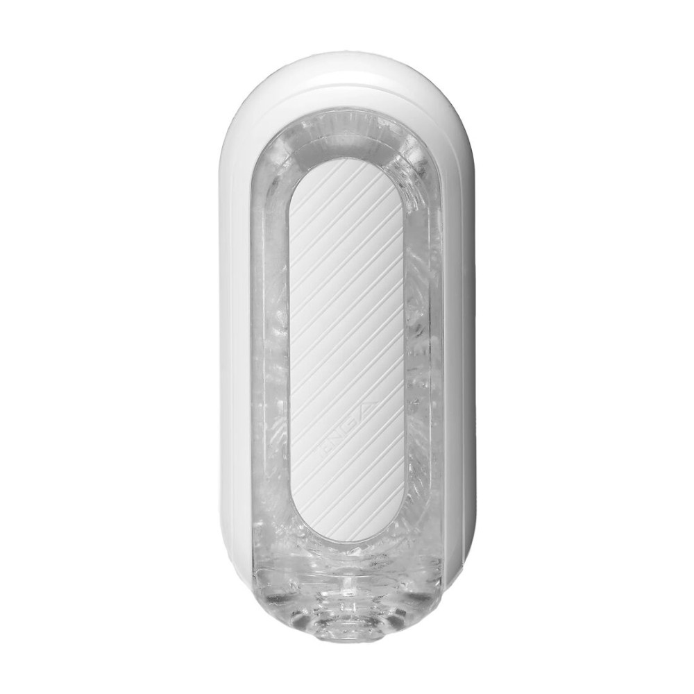 Мастурбатор Tenga Flip Zero Gravity White, змінна інтенсивність стимуляції, розкладний - зображення 1