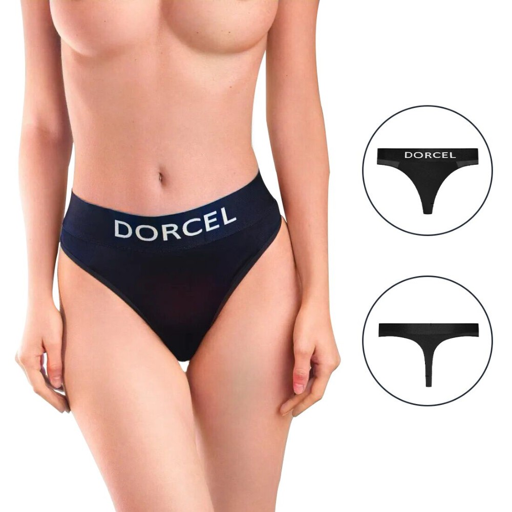 Трусики з кишенею для вібратора Dorcel PANTY LOVER L - зображення 1
