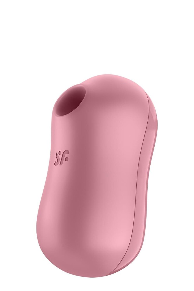 Вакуумний стимулятор із вібрацією Satisfyer Cotton Candy Light Red - зображення 1
