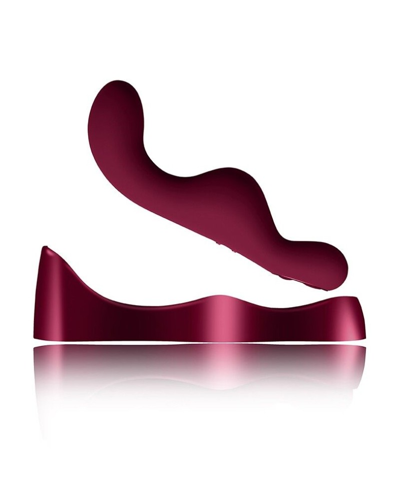 Універсальний sit-on-top вібратор Rocks Off Ruby Glow Blush, пульт ДК - зображення 1