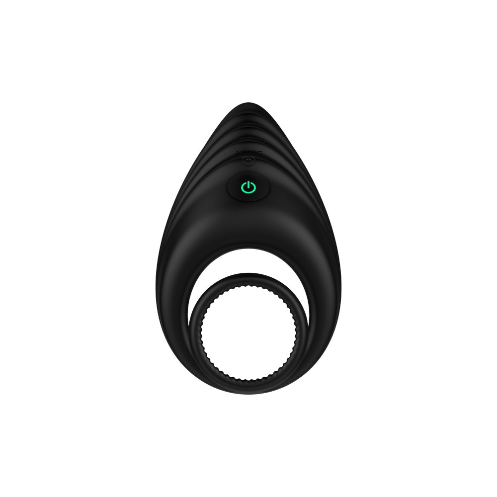 Ерекційне віброкільце Nexus Enhance Vibrating Cock and Ball Ring, подвійне - зображення 1