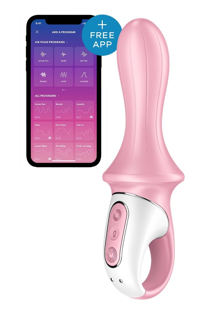 Анальний смарт-вібратор Satisfyer Air Pump Booty 5+, надувається - зображення 1