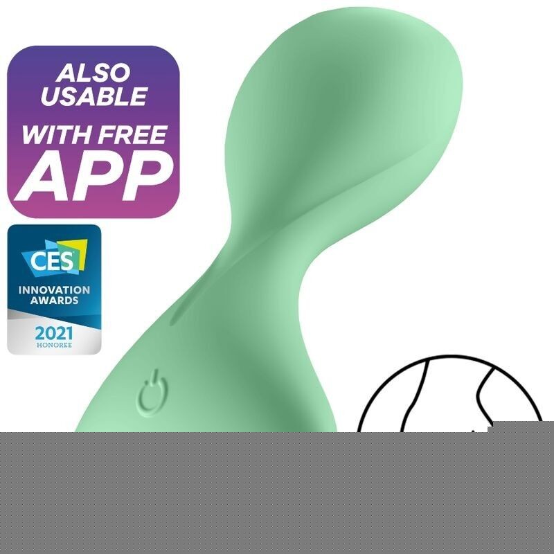 Анальна смарт-пробка з вібрацією Satisfyer Trendsetter Green - зображення 1